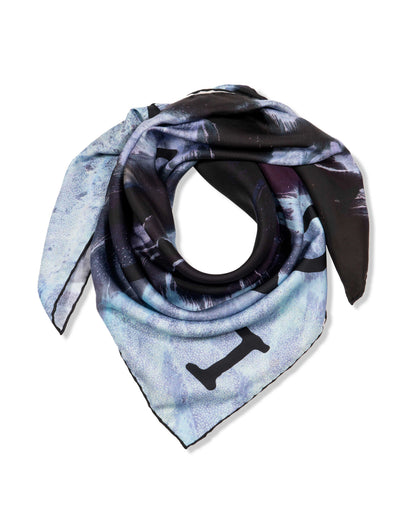 Penguin Planet Look Closely organic silk scarf