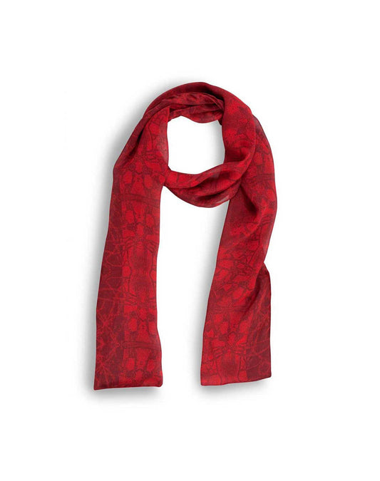 Eury silk chiffon scarf