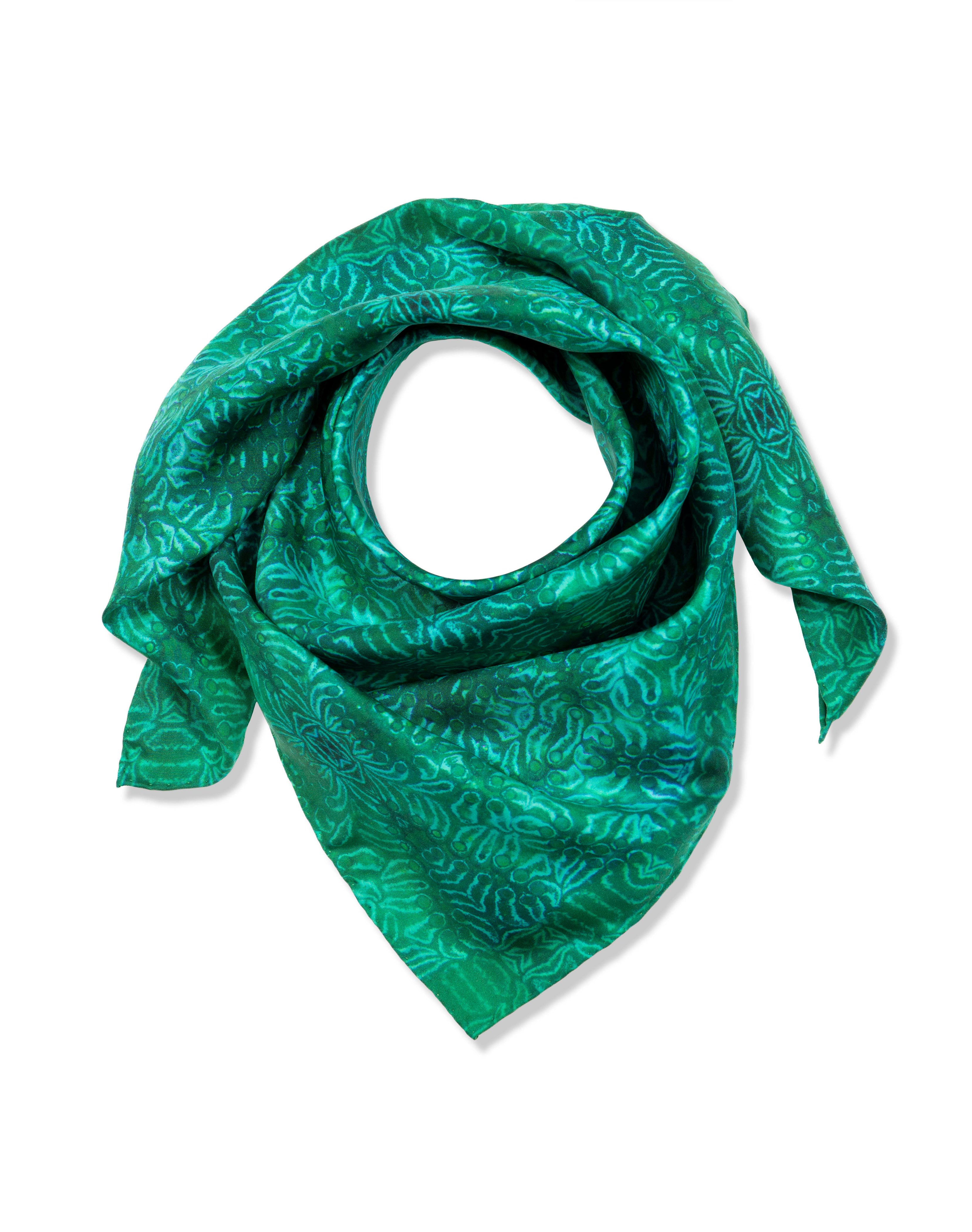 Solid on sale silk scarf