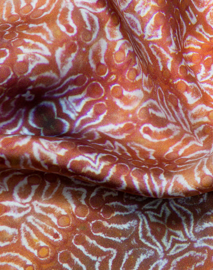 Los Roques Tunicates organic silk scarf