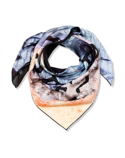 Penguin Planet Look Closely organic silk scarf